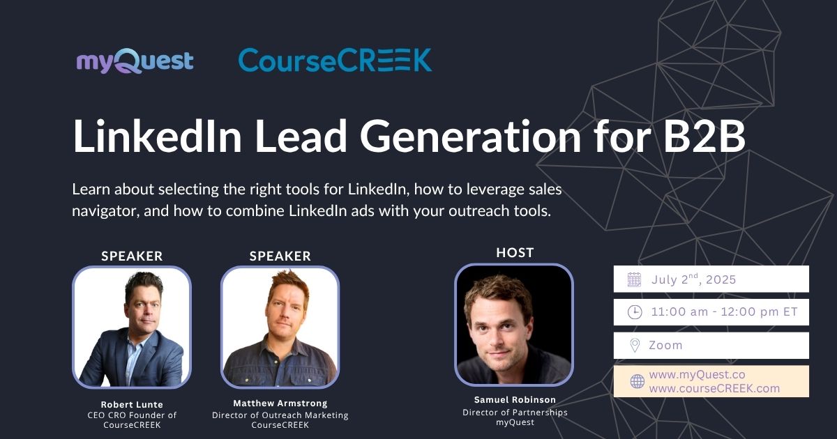 Webinar: B2B Lead Generation for Linked In